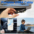 USB4 C Cable 90 Degree Right Angle USB C to USB C 240W USB4.0 Fast Charging Cable, 8K Video 40Gbps Data Transfer, 0.3m