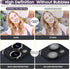 Suoman Camera Lens Protector for iPhone 14/14 Plus, Premium Tempered Glass & Metal, Black, 6.1"/6.7" Models.