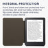kwmobile 2E 4 Cover Compatible with Kobo Clara / Tolino Shine Cover - eReader Case - Magnolias Grey