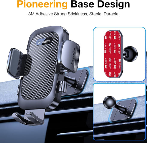 Romuto Phone Holders for Your Car Phone Holder MountSuper SuctionCell Phone Mount for Car Accessories for Women Men