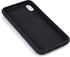 Dockem Silicone Wallet Case for iPhone Xs Max (6.5") – Protective Card Case with Built-in Metal Plate, Black w/Grey