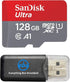 SanDisk 128GB Ultra Micro SDXC Memory Card for GoPro Hero (2018) Action Camera Bundle with Card Reader