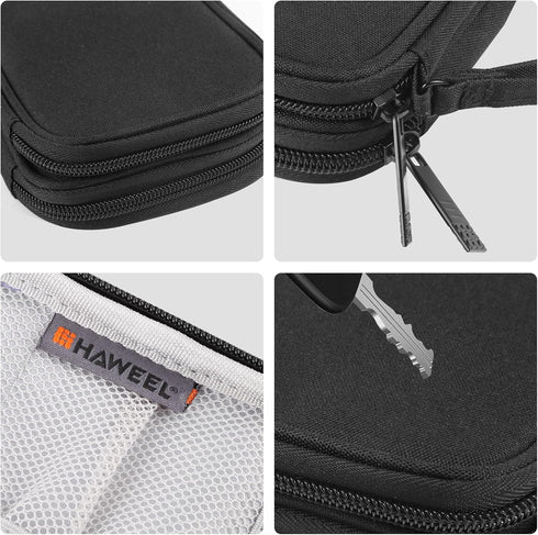Electronic Accessories Organizer Carry Bag, Travel Cable Organizer Pouch for Cord, Charger, Earphones (M)