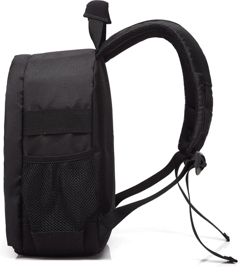 Waterproof SLR/DSLR Camera Backpack - Shoulder Bag Travel Case for Canon Nikon Sony Digital Lens (Medium, Grey)