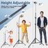 UEGOGO 86" Phone Tripod Stand, Tall Tripod with Flexible Gooseneck & Bluetooth Remote, Adjustable Phone Holder