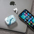 JIAXIUFEN Compatible with AirPods Pro 2019 / Airpods Pro 2nd Generation Case Cover, Gold Sparkle Glitter Marble Design,