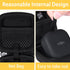 co2CREA Hard Case for SHOKZ OpenFit Open-Ear True Wireless Bluetooth Headphones, Black Replacement