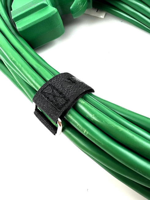 20x 6" x .75" Hook and Loop Nylon Cinch Straps, Reusable Fastening, Cable Straps