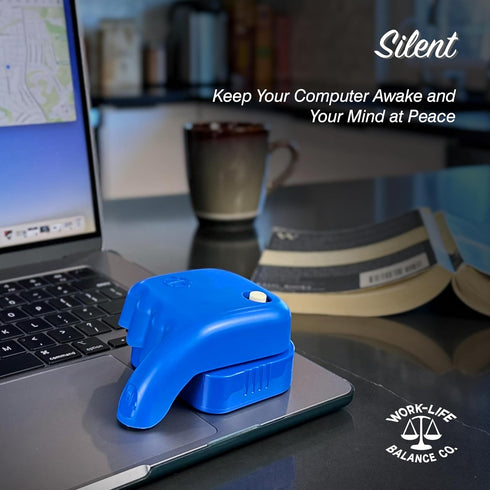 Laptop Touchpad Jiggler, Cordless Mouse Jiggler for Active Laptop Trackpads, Undetectable, 6 Months on AA Battery