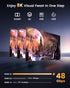 XinYaa 2.1 8K@60Hz 4K@120Hz 2 1 HDR10+ 48 3D Dolby PS5/4 B0X HDMI Switch, Aluminum HDMI Switcher in Out, HDM I Splitter