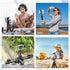 UTEBIT Octopus Phone Tripod, Portable Phone Holder Flexible Cell Phone Tripod Stand with Wireless Remote, Mini Travel