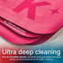 Koala Lens Cleaning Cloth | Japanese Microfiber | Eyeglass, Camera Lens, VR/AR Headset Cleaning | Pink & Orange (Pack