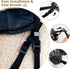 Brvlsoc Black Canvas Camera Neck & Shoulder Strap with Quick Release Buckles Adjustable Cotton Webbing for DSLR and SLR