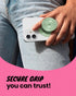 On The Grip Oval Magnetic Phone Grip MagSafe Compatible, Translucent Design, Slim and Lightweight, Grip and Stand