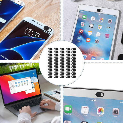 JJUNW 50 0.023 Inch Pcs Webcam Cover Slide, Ultra-Thin Universal Laptop Camera Cover Slide Webcam Cover for Laptop