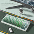 Womier 60 75 100 Green Keycaps for Mechanical Keyboard, Shine Through PBT Keycaps Cherry Profile, Custom Key Cap