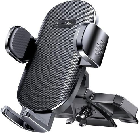 Car Phone Holder, Universal CD Slot Phone Mount, Hands Free Adjustable Phone Mount for All iPhone & Android Phones
