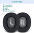 GVOEARS Cooling Gel Replacement Ear Pads for JBL Live 650/660BTNC E65BTNC Headphone, Ear Pads with Memory Foam and Breathable ICE Silk Fabric (Black)