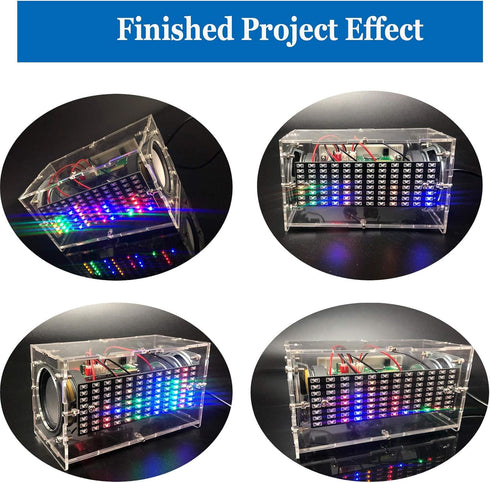 MiOYOOW DIY Soldering Project Bluetooth-Compatible Speaker Kit, USB Mini Electronic Sound Amplifier for Home Office