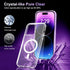 for iPhone 14 Pro Max (5 in 1) MagSafe Shockproof Anti-Drop Cover Case with Anti-Spy Glass Screen Protector, Camera Lens Protector, and Clean Kits - Complete Protection Bundle Clear