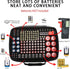 ShellKingdom Battery Organizer Storage Case with Tester, Hard Fireproof Waterproof Holder Box for 161 Batteries,