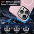 iPhone 13 Pro Max Case MOCCA Strong Magnetic, Slim Thin Shockproof Cover with Glass Screen Protector & Camera Lens