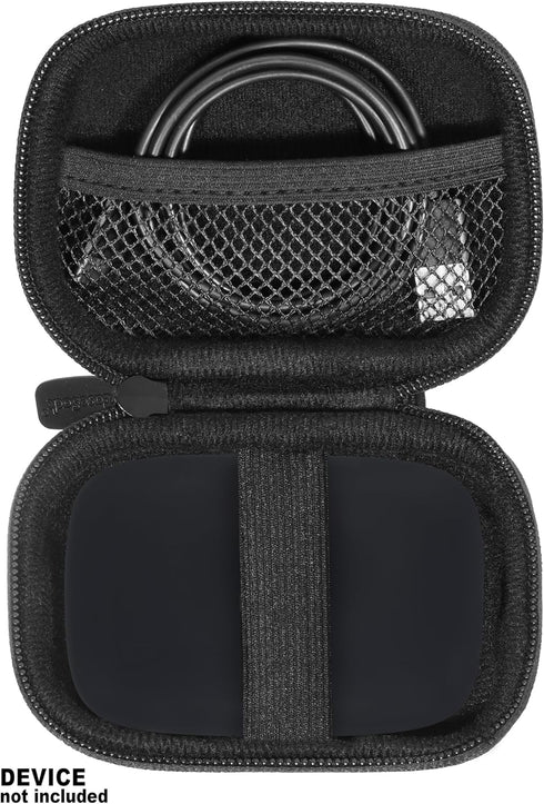 CaseSack Case for PocBuds Bluetooth Headphones, Wireless Earbuds, 80hrs Playtime, Wireless Charging Case (Black)