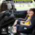 3 360 Dealswin Rechargeable Car Fan for Backseat Kids Baby, Battery and USB Dual Power Car Fans, Powerful Speeds