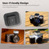ZENIKO ZF04 6500K200K,372 Lightweight On-Camera Flash,Mini Flash Speedlite, CCT Full-Power Flash Light with Universal