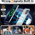 iPhone 15 Pro Max Waterproof Case Compatible with MagSafe, Translucent Slim IP68 Underwater Built-in Screen Protector,