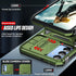 LeYi Samsung Galaxy A15-5G Case with Screen Protector, Magnetic Kickstand, Shockproof Kickstand Capa Celular, Olive