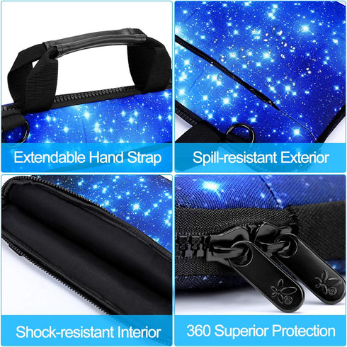Canvas Laptop Carrying Shoulder Sleeve, Protective Bag for 11.6 to 13.3 Inches Laptop Ultrabook, Briefcase