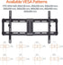 Amazon Basics 37" 86" Tilting TV Wall Mount with Horizontal Post Installation Leveling for to TVs, Wood Studs