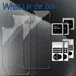 iPhone 15 Pro Max Back Glass Protector (3-Pack) - Crystal Clear Tempered Glass for 6.7" iPhone 15 Pro Max.