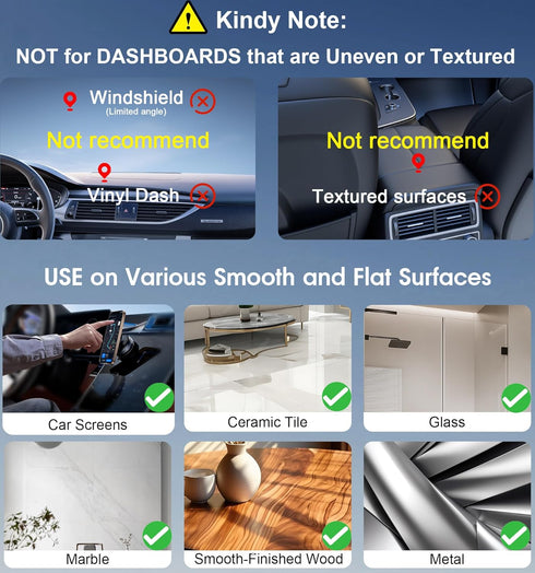 REOKILY 15 14 13 12 Latest Magnetic Car Phone Holder Ultra Vacuum Suction Cup Phone Mount Magnetic Car Mount Cell Phone