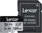 Lexar 128GB Professional Silver Plus microSDXC Memory Card w/SD Adapter, UHS-I, C10, U3, V30, Full-HD & 4K Video
