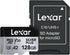Lexar 128GB Professional Silver Plus microSDXC Memory Card w/SD Adapter, UHS-I, C10, U3, V30, Full-HD & 4K Video