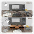 TINAMO Acacia Wood Monitor Stand with Drawer, Wooden Riser for Desk, Multi-Purpose Desktop Storage