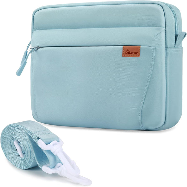 SIMTOP Waterproof Tablet Sleeve Bag, 11 inch Daily Shoulder Bag for Tablet, Crossbody Bag with Smart Organization for