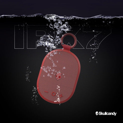 Skullcandy Kilo Wireless Bluetooth Speaker, IPX7 Waterproof Mini Speaker with 24 Hour Battery and True Wireless Pairing