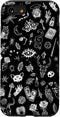 iPhone SE (2020) / 7 / 8 Witchy Gothic Black Case, Spiritual Magic Wicca Mystic Witchcraft Design