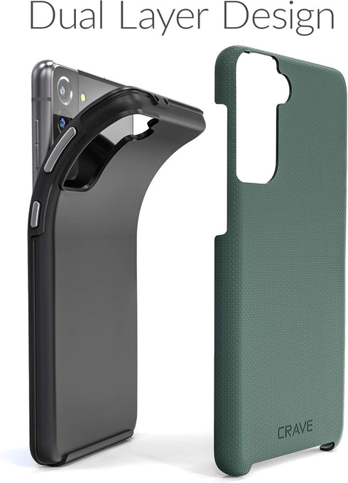 Crave Dual Guard for Galaxy S21+ Case, Shockproof Protection Dual Layer Case for Samsung Galaxy S21 Plus (6.7 inch)