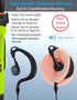 commountain CLS1410 Earpiece with PTT/Mic for Motorola Walkie Talkies, G Shape Headset, 2 Pin