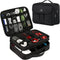 MATEIN Electronics Organizer, Waterproof Travel Electronic Accessories Case, Portable Double Layer Cable Storage Bag