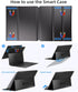 Ingnok YN02D/YN02B Portable Monitor Cover Stand - Applicable to Smart Cover with Ultra-Thin & Ultra-Light Design