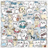 60pcs Kawaii Chiikawa Stickers for Kids Travel Case, Cute Japanese Cartoon Vinyl Stickers for Teens