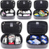 sisma Travel Electronics Organizer Small Carrying Case for Cables Phone Chargers USB Plugs Power Cords Earbuds Adapter