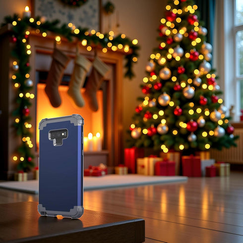 IDweel Galaxy Note 9 Case - Blue 3 in 1 Shockproof Slim Hybrid Heavy Duty Protection for Galaxy Note 9