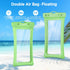 CACOE 2 Pack Floatable Universal Waterproof Phone Case Up to 7.0" with Adjustable Neck Lanyard, IPX8 Dry Bags for Beach