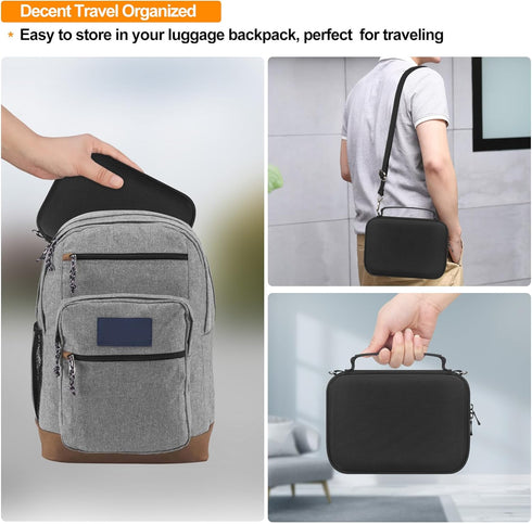Elonbo Carrying Case for Sony ZV-1 / ZV-1F / ZV-1 II Vlog Digital Camera, Bluetooth Grip Accessory, Black